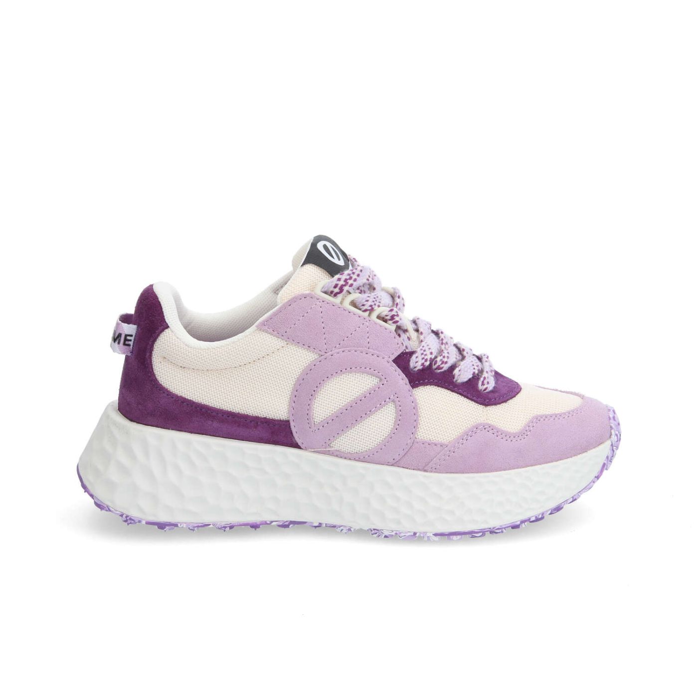 CARTER MILKSHAKE W - SUEDE/KNIT/SUED - LILAS/BLANC CASSE/VIOLET